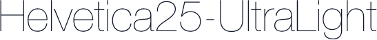 Helvetica25-UltraLight