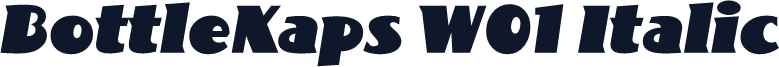 BottleKaps W01 Italic