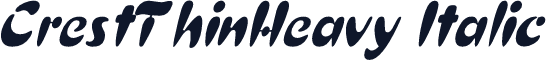 CrestThinHeavy Italic