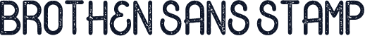 Brothen Sans stamp