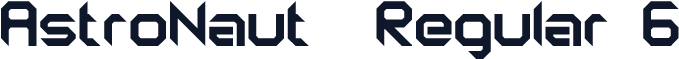 AstroNaut  Regular 6