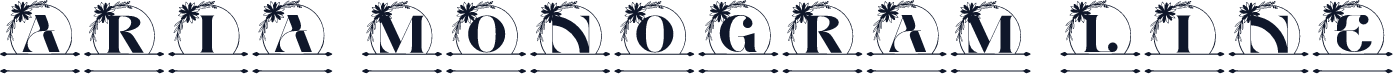 Aria Monogram Line