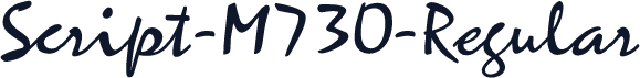 Script-M730-Regular