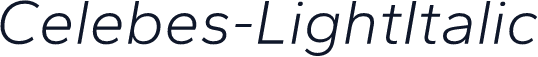 Celebes-LightItalic
