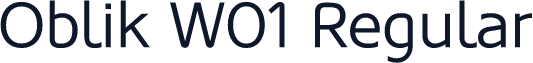 Oblik W01 Regular