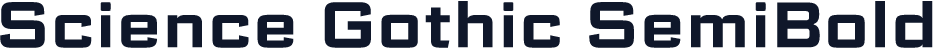 Science Gothic SemiBold