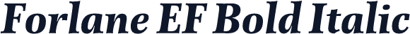 Forlane EF Bold Italic