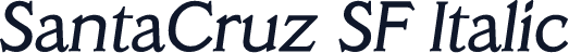 SantaCruz SF Italic