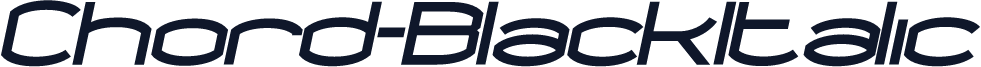 Chord-BlackItalic