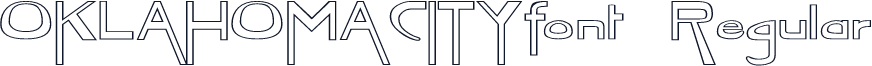 OKLAHOMACITYfont Regular