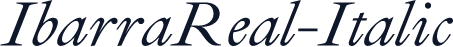 IbarraReal-Italic