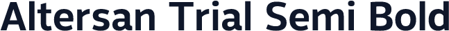 Altersan Trial Semi Bold