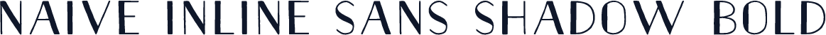 Naive Inline Sans Shadow Bold