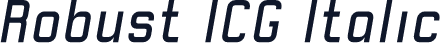 Robust ICG Italic