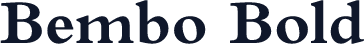 Bembo Bold