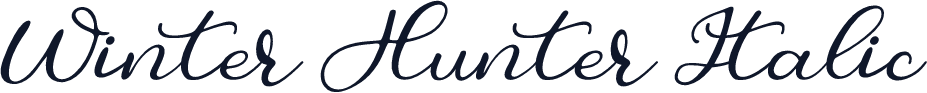 Winter Hunter Italic