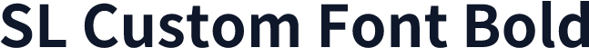 SL Custom Font Bold