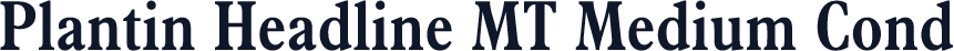 Plantin Headline MT Medium Cond