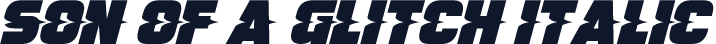 Son Of A Glitch Italic