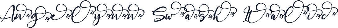 Angelynn Swash Italic