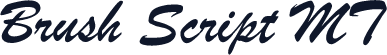 Brush Script MT