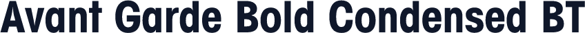 Avant Garde Bold Condensed BT