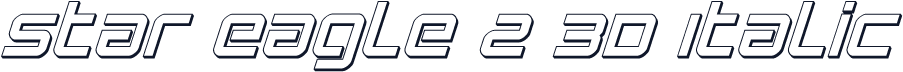 Star Eagle 2 3D Italic