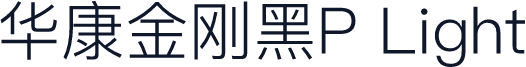 华康金刚黑P Light