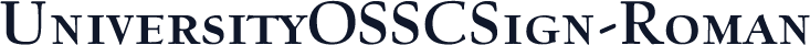 UniversityOSSCSign-Roman