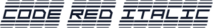 Code Red Italic