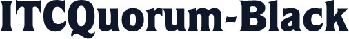 ITCQuorum-Black