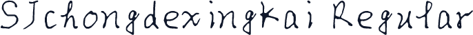 SJchongdexingkai Regular
