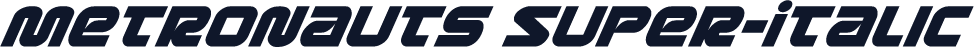 Metronauts Super-Italic