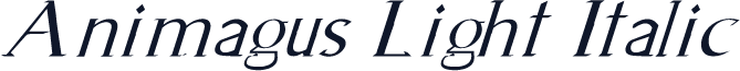 Animagus Light Italic