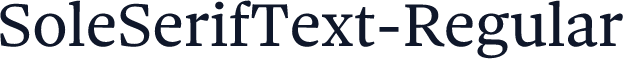 SoleSerifText-Regular