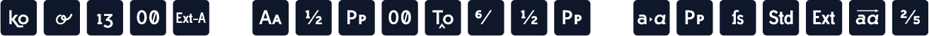 Icons OpenType Regular
