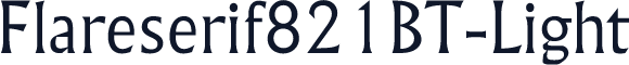 Flareserif821BT-Light