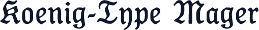 Koenig-Type Mager