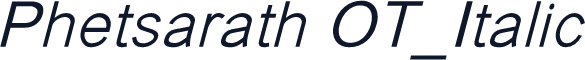 Phetsarath OT_Italic
