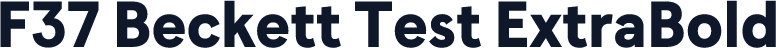 F37 Beckett Test ExtraBold