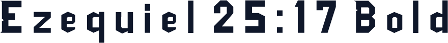 Ezequiel 25:17 Bold