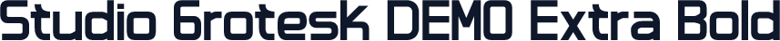 Studio Grotesk DEMO Extra Bold