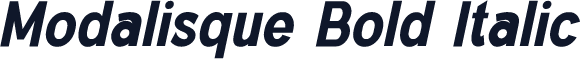 Modalisque Bold Italic