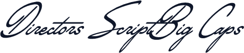 Directors ScriptBig Caps