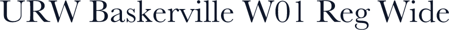 URW Baskerville W01 Reg Wide