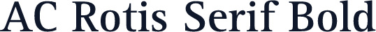AC Rotis Serif Bold