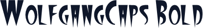 WolfgangCaps Bold