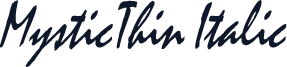 MysticThin Italic
