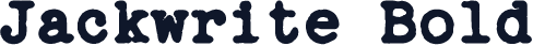 Jackwrite Bold