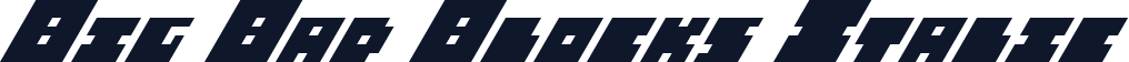 Big Bad Blocks Italic